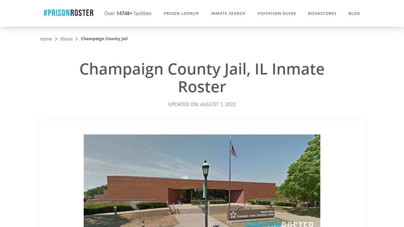Champaign County Jail, IL Inmate Roster - Prisonroster